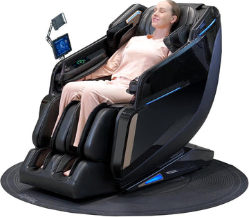 4D Massage Chair Full Body Extended SL-Track Zero Gravity Shiatsu Recliner | 3 Zero-Gravity Angles,3-Zone Heat,Calf &