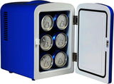 Pepsi 6-can Mini Fridge, BLUE, 4 liters