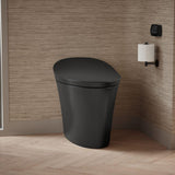 K-5401-PA Veil Dual Flush One Piece Elongated Chair Height Intelligent Toilet - Seat Included with Quiet Close Lid