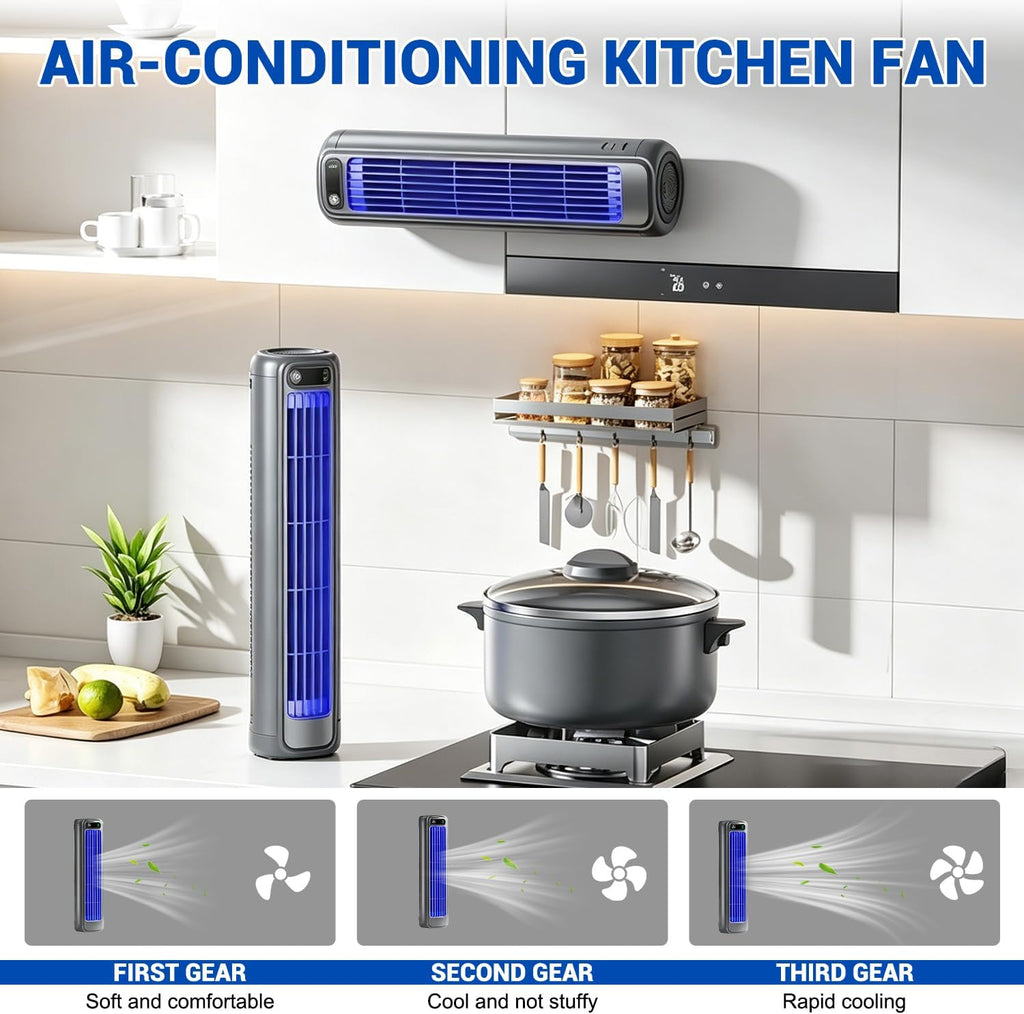 2026 Upgrade Cooling Ace Portable Air conditioner, Adjustable Cooling Fan with 3 Speeds & LED Touch Screen