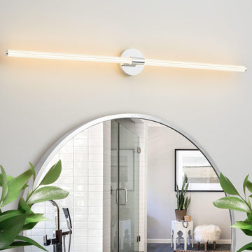 Bathroom Vanity Lights 47" Long LED Vanity Light Bar Chrome