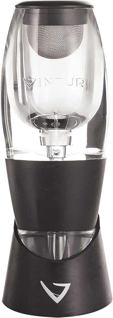 Wine Aerator Pourer and Decanter for Red Wines Patented Design Perfectly Aerates Wines By The Glass or Bottle With