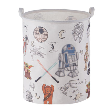 Room Nursery Decor, Baby Laundry Large Hamper Foldable With Waterproof Pe Coating, Dirty Clothes Basket Featuring The