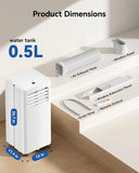 8,000 BTU Portable Air Conditioners, 3-in-1 Air Conditioner Portable up to 350 sq.ft, Portable AC Unit with Cool, Fan
