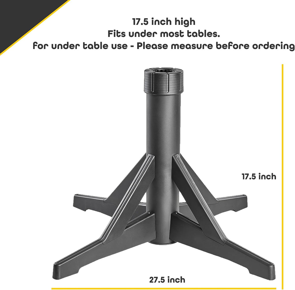 DUC 100lbs Patio Umbrella Base | Wobble-Free Outdoor Umbrella Base | Easy to Move Umbrella Stand Outdoor Base and