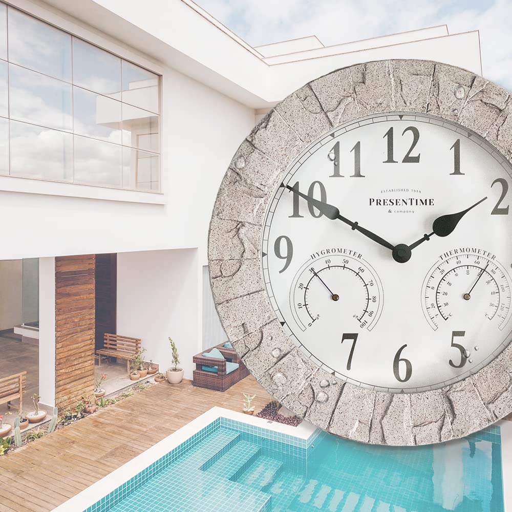 Sandstone Outdoor Clock - Coastal Sandstone
