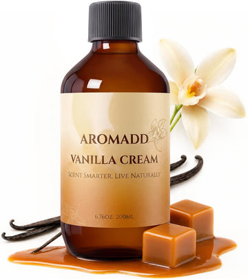 Vanilla Cream Diffuser Oil Refill, Warm Vanilla Caramel, 6.76 Fl Oz