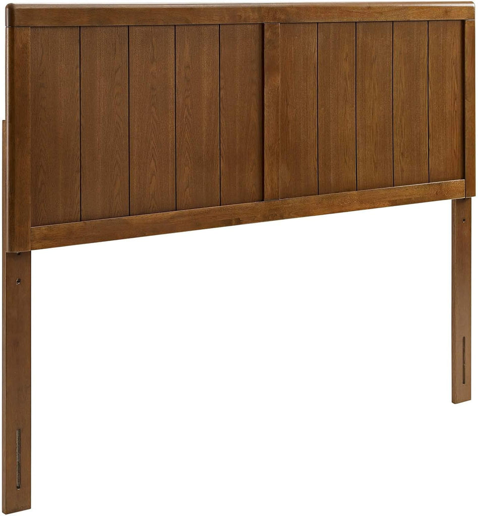 King Wood Headboard, Walnut