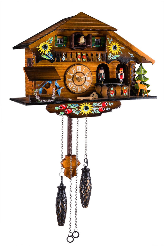 Cuckoo Clock Pendulum Quartz Wall Clock Black Forest House Home Decor