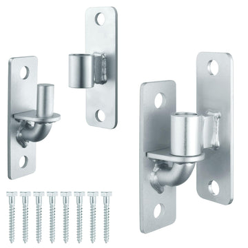 5/8" Wall Mount Gate Hinges 2Set, Heavy Duty Farm Gate Hinges 4Pcs