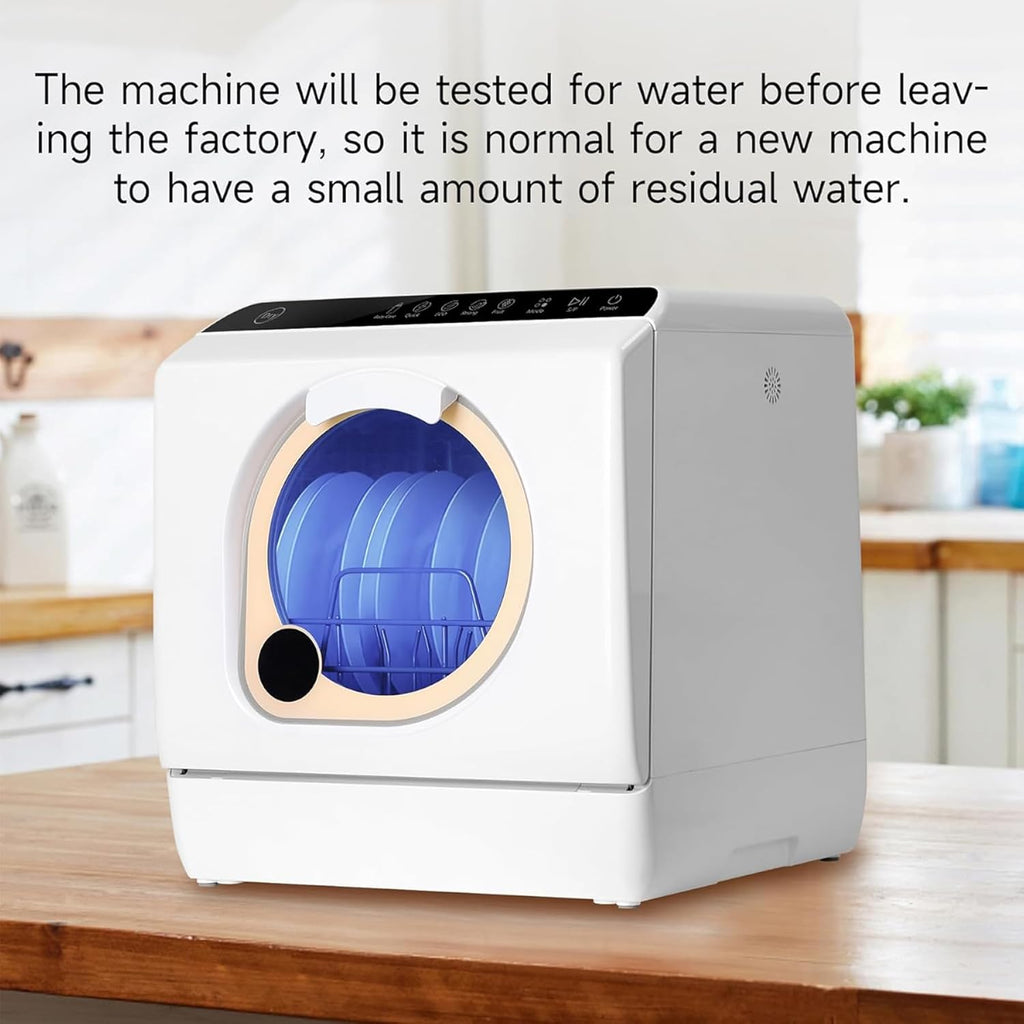 Countertop Dishwasher With Built-in Water Tank, Dishwasher Mini Portable For Apartments and RVs