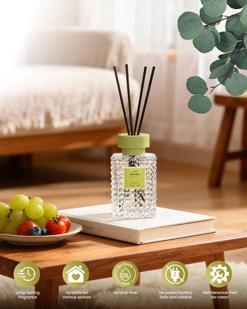 Reed Diffuser, Eucalyptus Scent Air Freshener, 5.07 fl oz