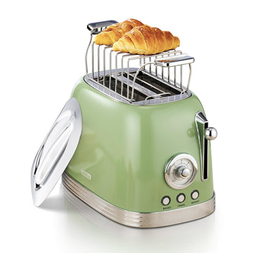 Retro Green 2‐Slice Bread Toaster