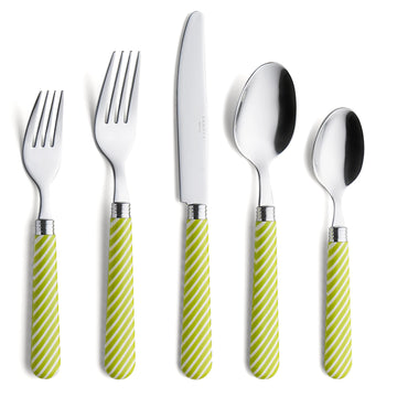 Silverware Set Stainless Steel Colorful Tableware Kitchen Flatware Set Utensils, Includes Dinner Knives, Forks