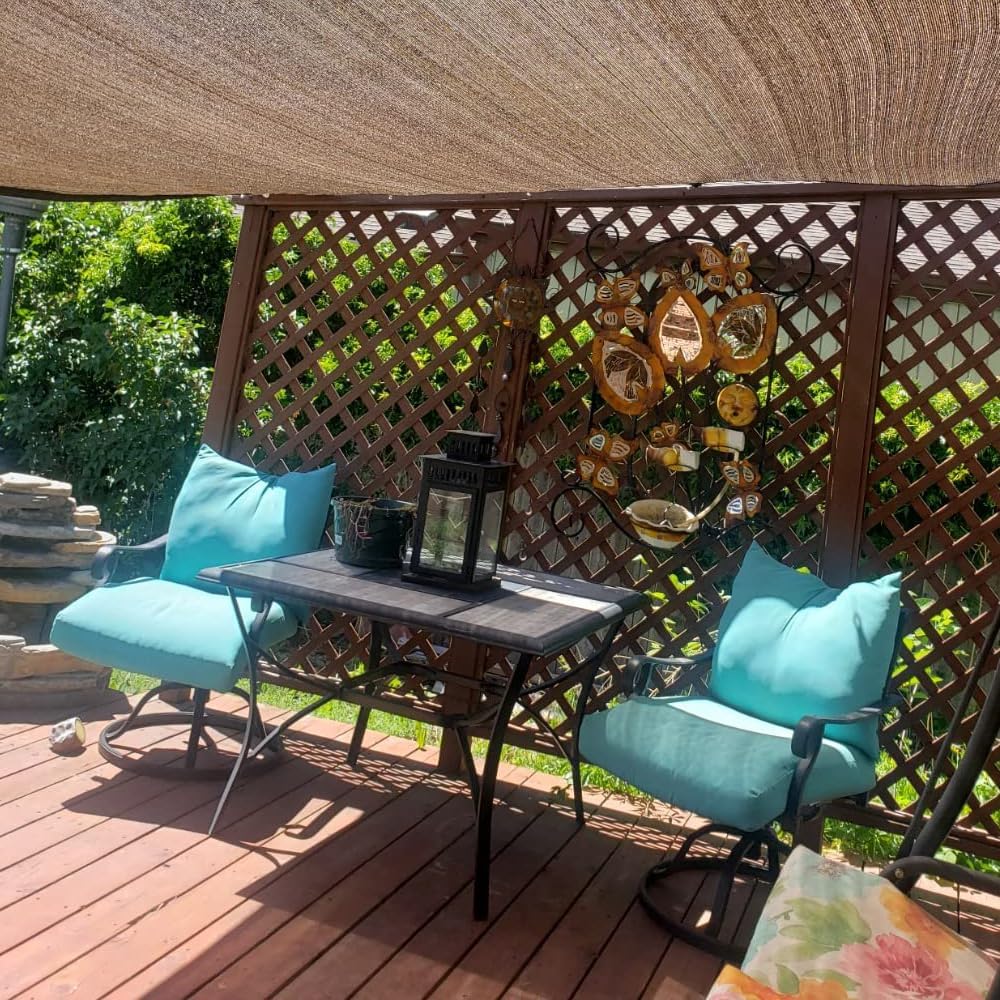 Sun Shade Cloth 10x30 FT, UV Block Outdoor Patio Shade Cover, Permeable and Tear Fade Resistant Rectangle Sunshade