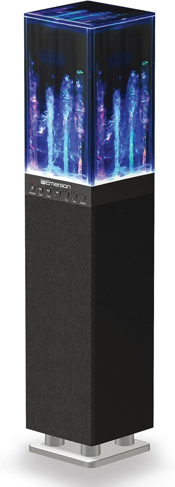 EHS-2001 Dancing Water Light Tower Speaker System with Bluetooth and FM Radio, Floor-Standing Wireless Speaker
