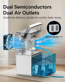 Small Dehumidifier with Drain Hose, Portable Dehumidifier for Bathroom