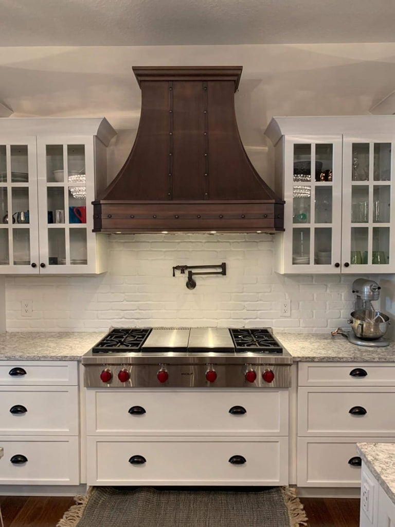 36 Inch Copper Wall Mount Range Hood