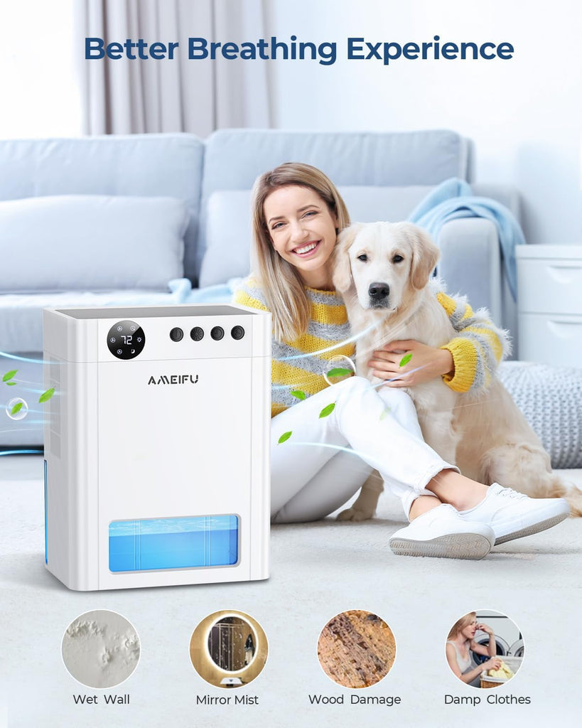 Dehumidifier for Home, 135 OZ Water Tank (1000 sq.ft)