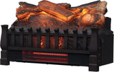 Electric Fireplace Log Set Heater for Existing Fireplaces, Infrared Flame Effect, Remote Control, Heats up to 1,000 Sq Ft