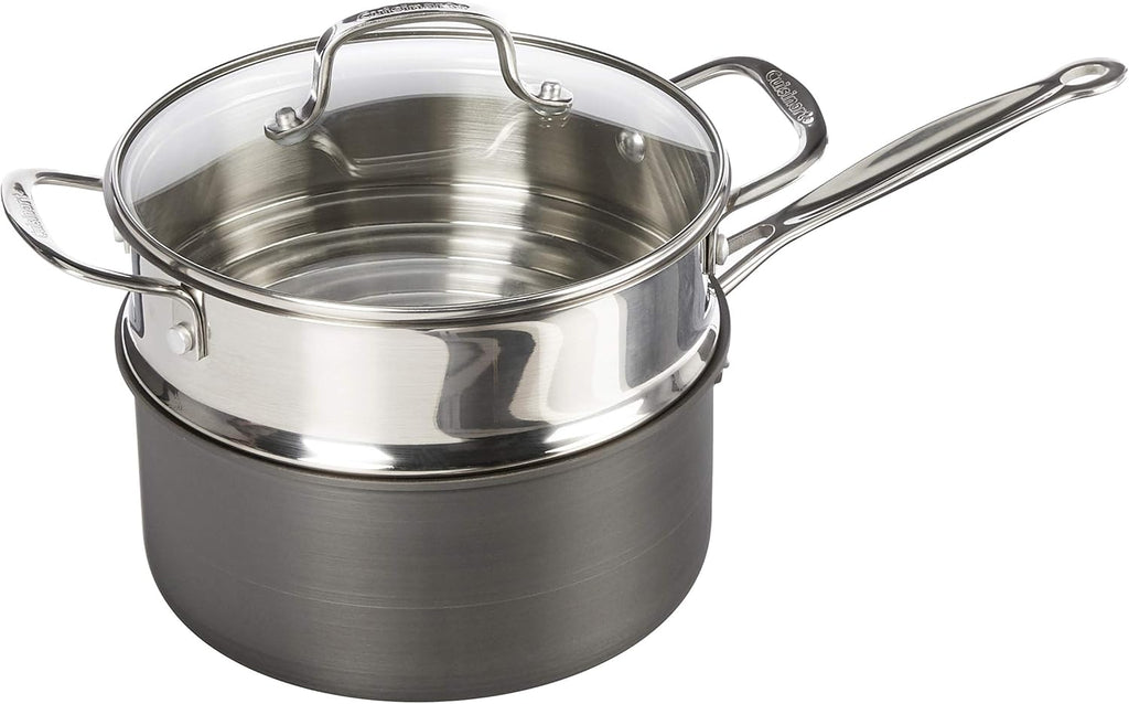17-Piece Pots and Pans Set, Non Stick Hard Anodized Cookware Set, Compatible with Electric, Gas Cooktops, Dishwasher