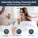 Cooling Down Alternative Comforter - Hypoallergenic Queen Duvet Insert Lightweight