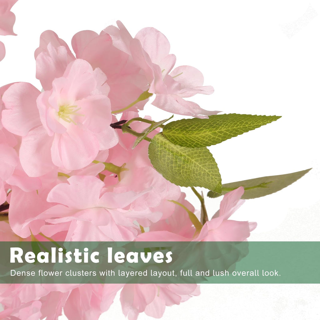 4FT/5FT Pink Artificial Cherry Blossom Tree with Pot Wedding Decor