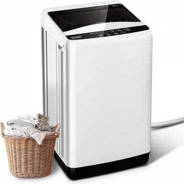 15.7lbs Portable Washing Machine, Full-Automatic Portable Washer with 10 Wash Cycles, Top Load Clothes Washer with