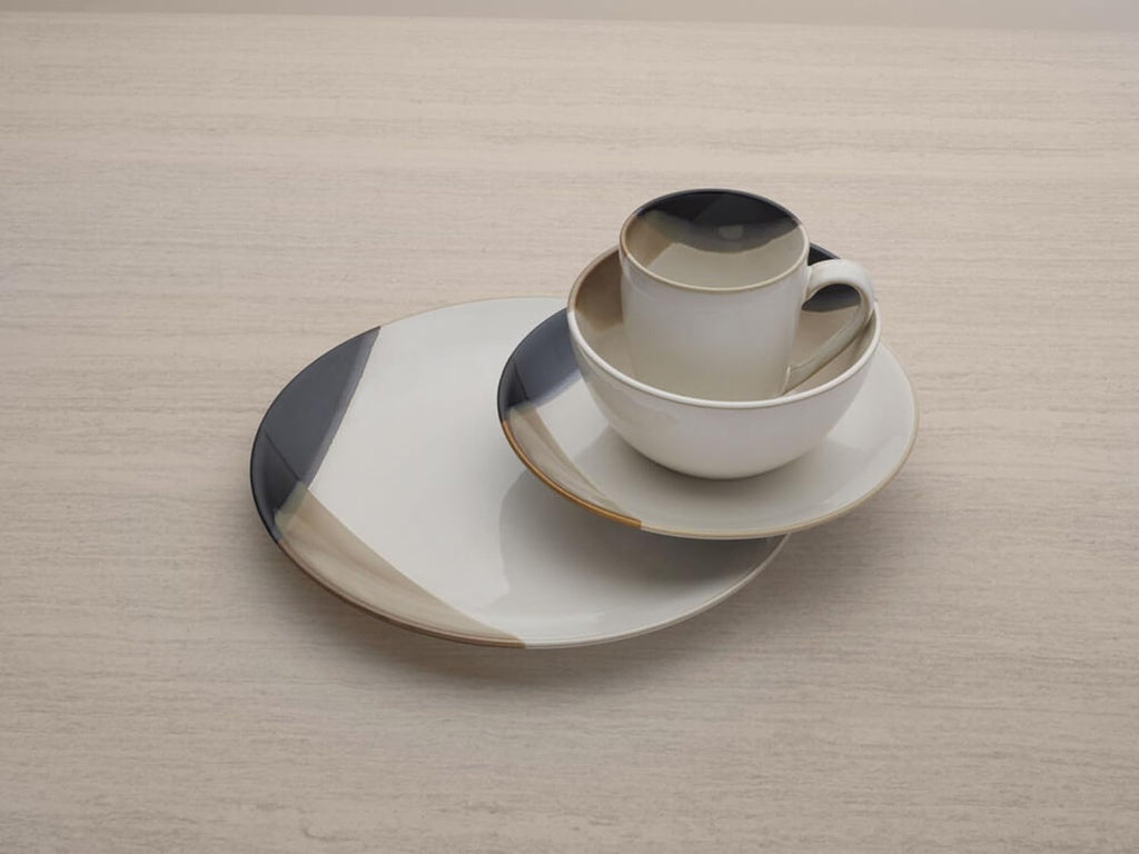 Gourmet Basics Caden 16-Piece Stoneware Dinnerware Set, Service for 4