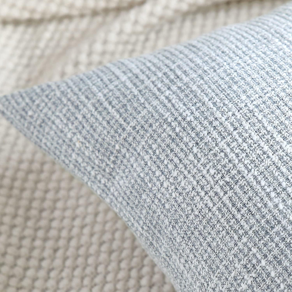 Linen Throw Pillow Covers Set of 2 Decorative Square Pillowcases Cushion Covers 20x20 Inch