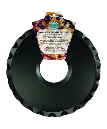 Nonstick Pie Drip Catcher 12.25" - Round Oven Spill Catcher for Pies, Casseroles & Baked Goods