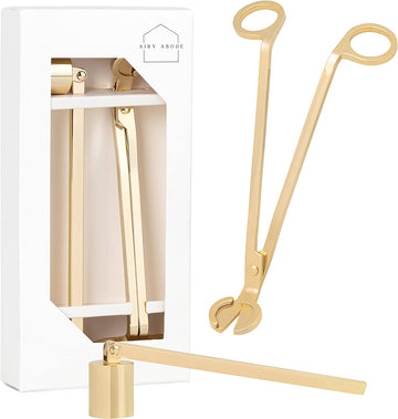 Candle Wick Trimmer and Candle Snuffer Accessory Set - Pick Your Color