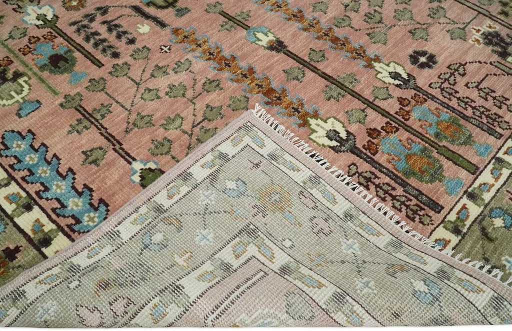 Area Rug Hand Knotted Oushak Rug