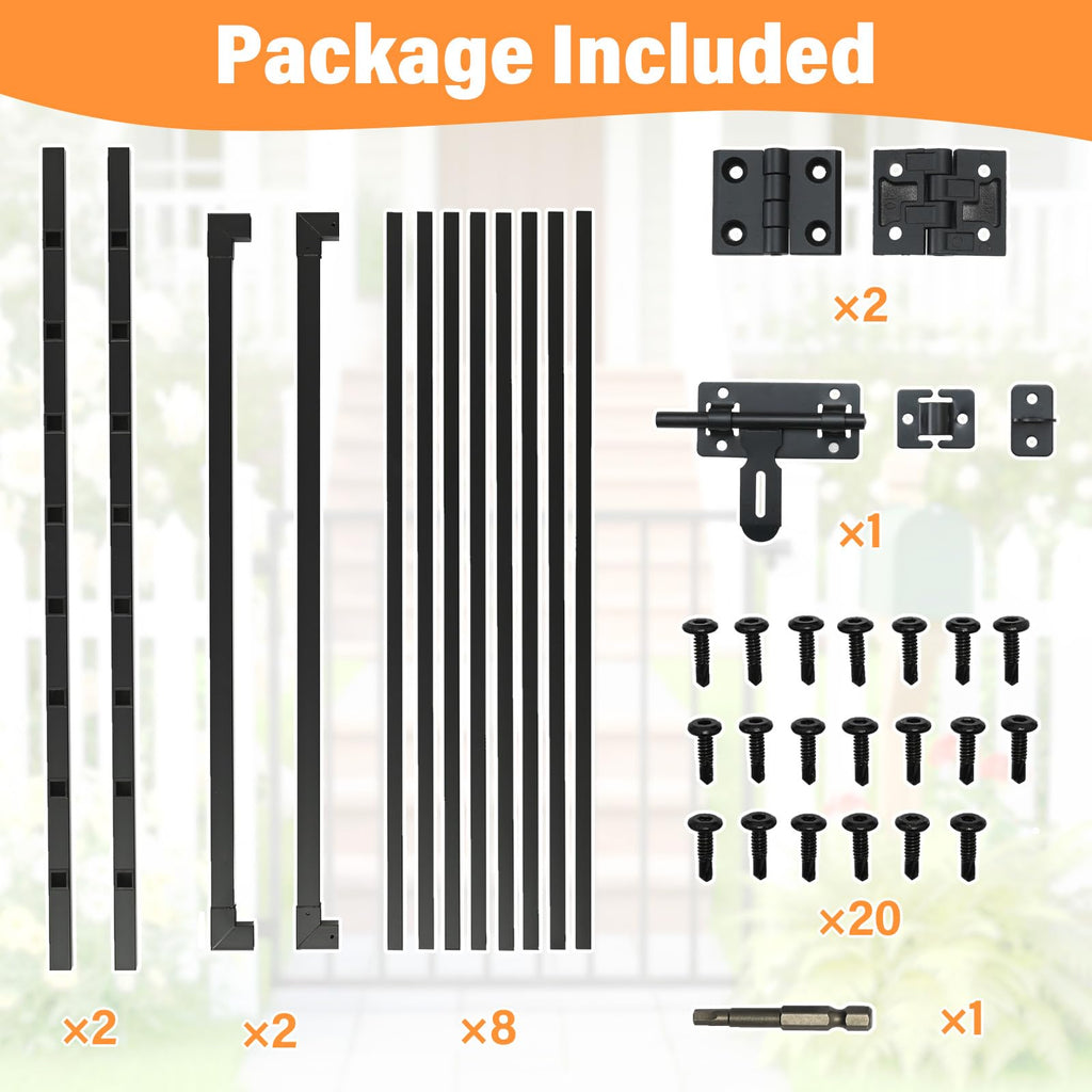 Deck Gate Outdoor, 38''H x 48''W