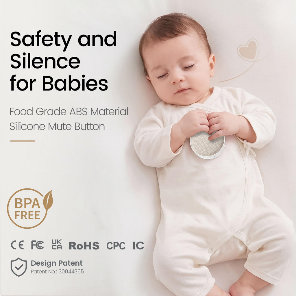 Sound Machine Baby CrySense with 35 Sounds Non-Looping