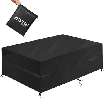 Outdoor Patio Furniture Covers,96" L x 64" W x 40" H,Black,Rectangle