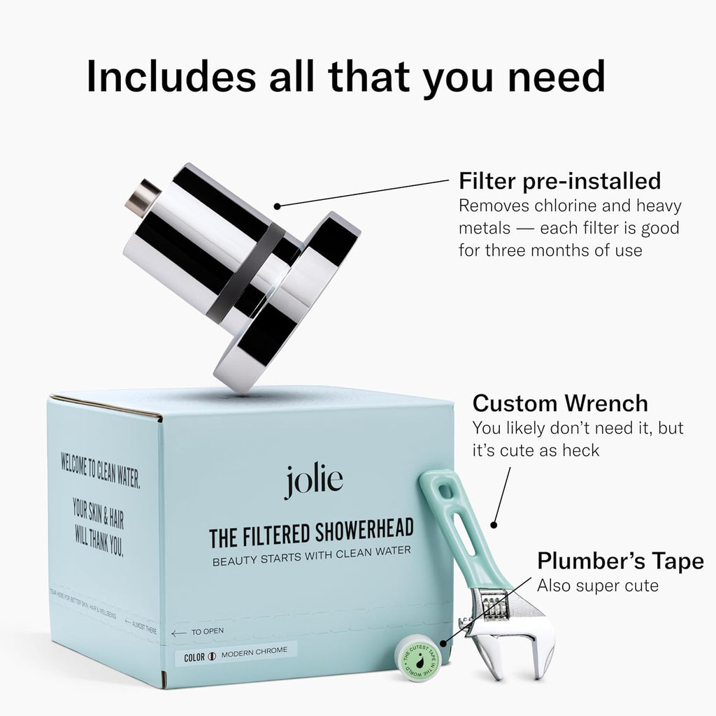 THE JOLIE FILTERED SHOWERHEAD | Clinically Tested