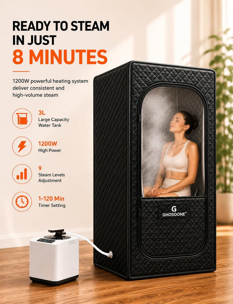 Portable Home Sauna Steam Machine with Remote Control