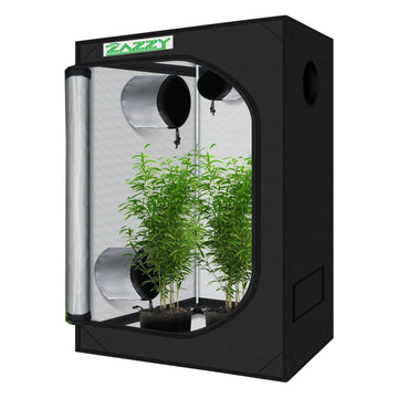 4x2 Grow Tent, 48"x24"x60" 600D Mylar Reflective Growing Tents