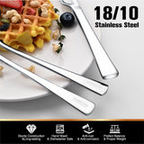 Silverware Set for 8, 40-Piece Forged 18/10 Stainless Steel Flatware Set, Mirror Finish Cutlery Set Dishwasher Safe