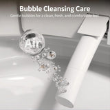 Compact Smart Toilet with Bidet Built In for Small Bathroom, Microbubble Wash Auto Flush Water Filter