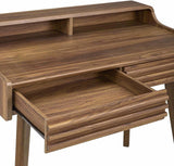 Render Mid-Century Modern Writing Desk in Walnut