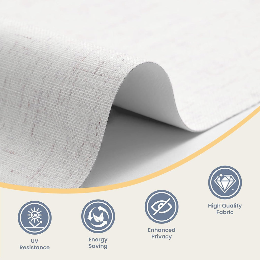 Blackout Roman Shades for Indoor Windows, Cordless Roman Blinds for Windows, Thermal Insulated Window Shades for Door