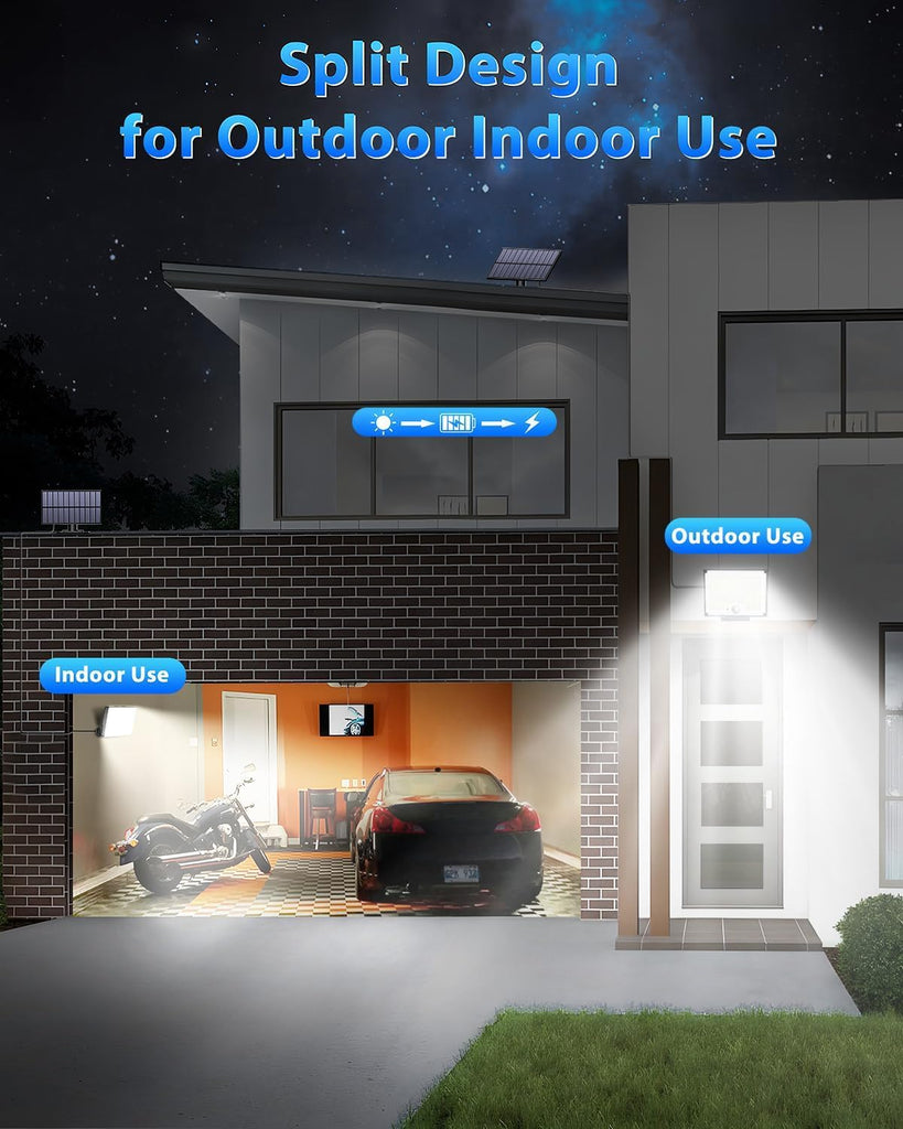 Solar Lights Outdoor, Solar Motion Sensor Flood Lights 2Pack | Remote Control,IP65 Waterproof, Motion Sensor,3