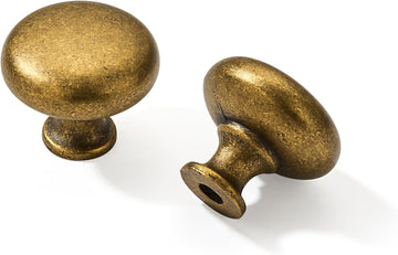 20 Pack Drawer Pulls Antique Cabinet Cup Pulls Kitchen Hardware Cabinet Handles Drawer Handles Knobs. (20 Pack, knob