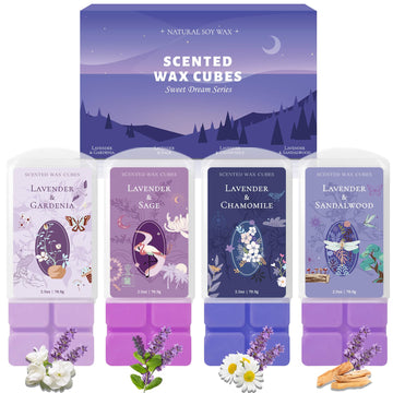 Wax Melts, Winter Scented Wax Cubes, Lavender Scent for Sleep