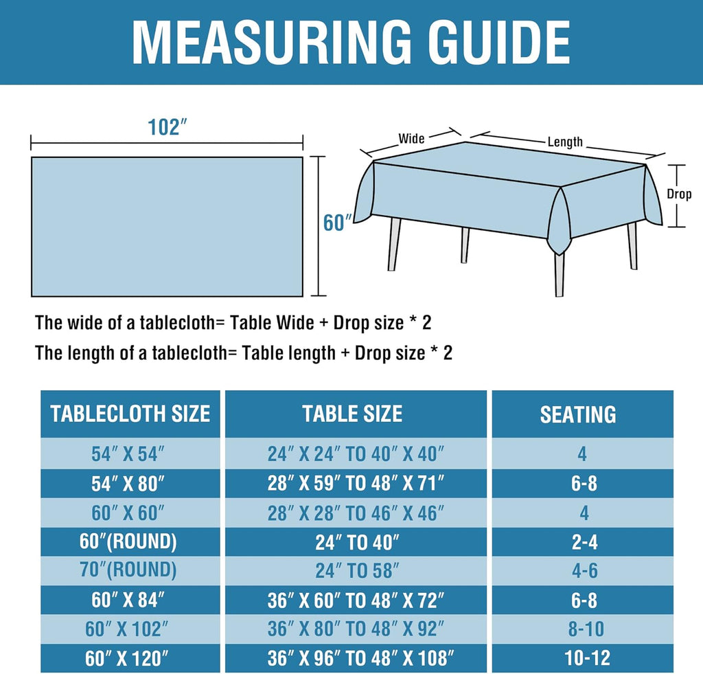 Linen Textured Tablecloth 60 x 102 Waterproof Decorative Table Cloth Spill-Proof Linen Look Cover Ta
