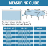 Linen Textured Tablecloth 60 x 102 Waterproof Decorative Table Cloth Spill-Proof Linen Look Cover Ta