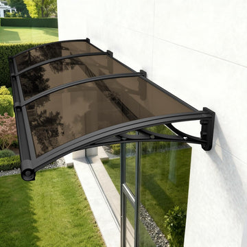 Window Awning Door Canopy with Drainage Sink Awnings for Door Entrance Deck Porch Patio Entryway Exterior Spliced