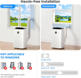 14000 BTU Portable Air Conditioner for Large Room up to 700 Sq. Ft, 3-in-1 Self